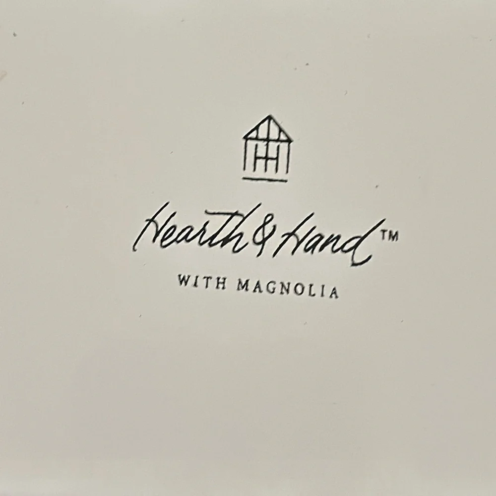 Hearth & Hand farmhouse “Powder Room” sign w/raised lettering & glazed finish - Picture 9 of 10